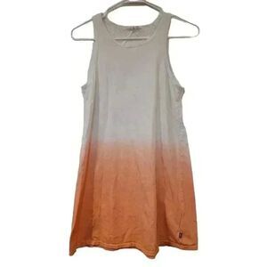 Vans Women's White Fades to Salmon Cotton Tank Top Dress